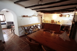 Una de las cocinas de la casa principal